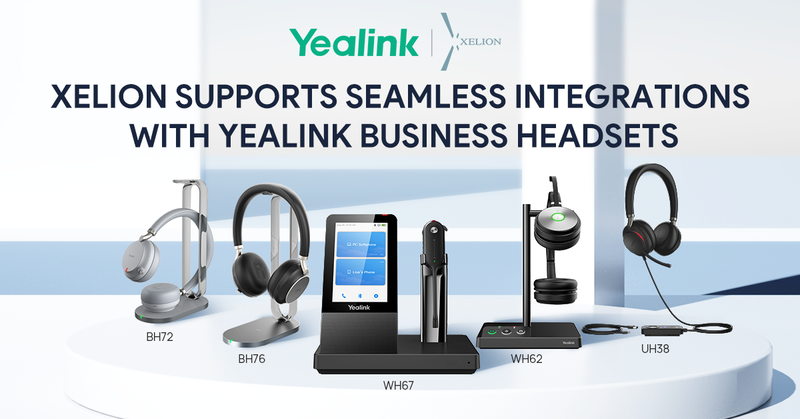 Xelion kondigt compatibiliteit met Yealink Business Headsets aan